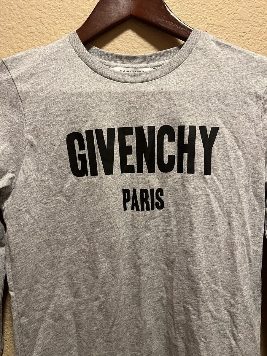New Givenchy Long Sleeve Logo T Shirt Size 12 Kids | eBay New Givenchy Long Sleeve Logo T Shirt Size 12 Kids | eBay