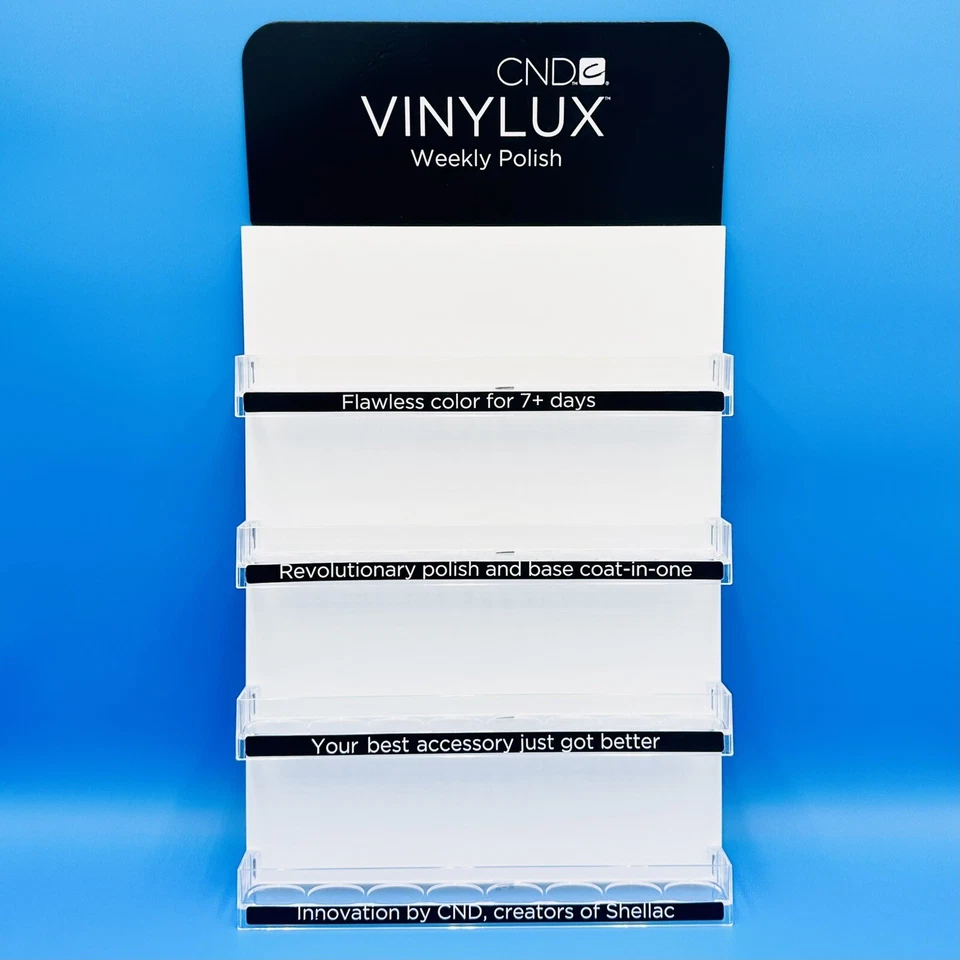 CND VINYLUX Kunststoff Wandmontage 32 polnische Flaschen Display neu im Karton - Bild 3 von 4