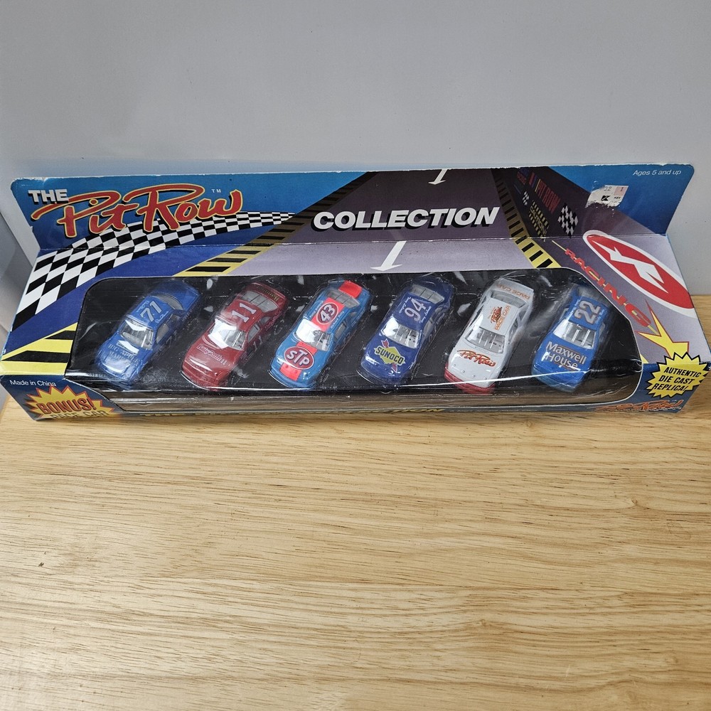 Pit Row Collection 6 High Speed Stock Race Cars