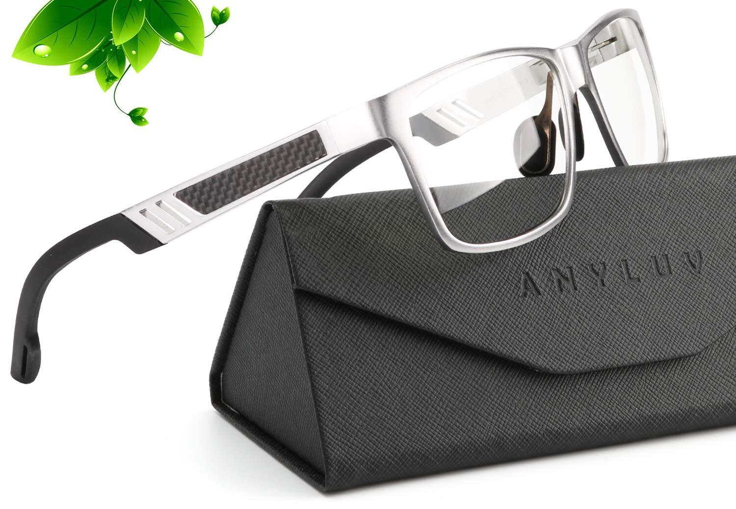 ANYLUV Blue Light Blocking Glasses Men Computer Gaming Glasses Lightweight Al...