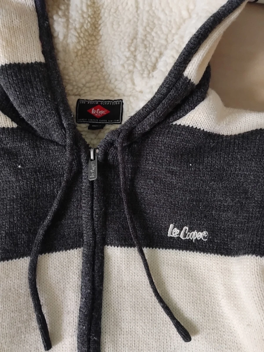 Sudadera con capucha gruesa Lee Cooper talla pequeña adultos