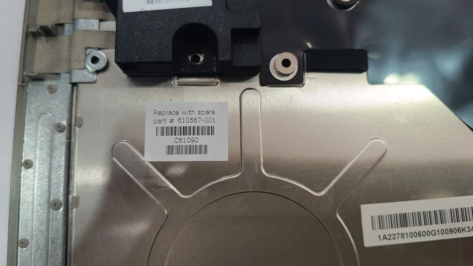 Hp g62 Cover reposamanos touchpad boton encendido altavoces - Imagen 3 de 3