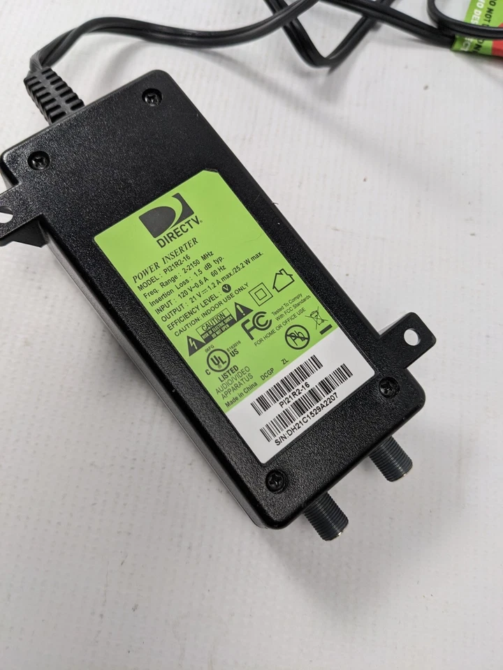 Direct TV Power Inserter PI21R2-16 Input 120v output 21v Swim ODU ONLY EUC - Image 2 of 3