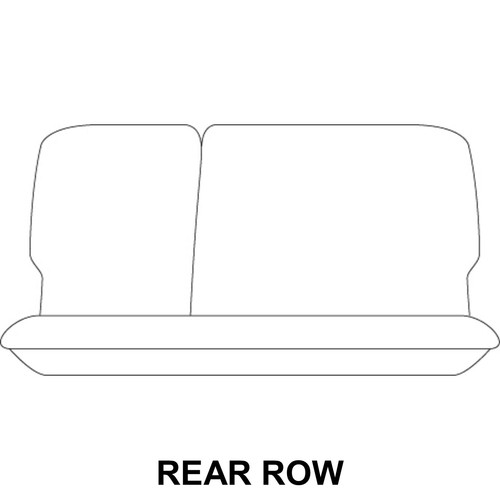 1 ROW CUSTOM PLATINUM VELOUR SEAT COVER FOR DAIHATSU CHARADE 88-91 4DR CR - Picture 8 of 9