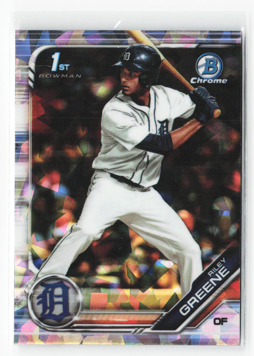 2019 Bowman Draft Sapphire Edition Riley Greene #BDC-50 Sapphire Bowman 1st