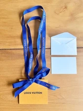 New Louis Vuitton Gift Tag with Mini Envelope & Card and Ribbon, 40–72"