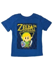 Jumping Beans Boys Blue Short Sleeve Zelda Gamer T-Shirt Tee Shirt