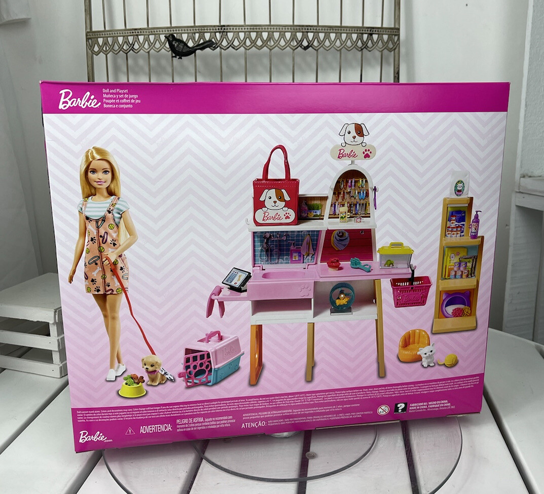 Barbie Mini BarbieLand Collectible Pet Boutique Playset Mattel