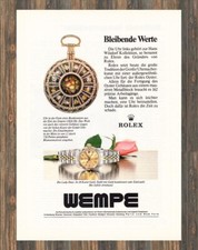 Rolex Lady-Date - WEMPE - Reklame Werbeanzeige Original-Werbung 1985