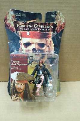  PIRATES OF THE CARIBBEAN DEAD MANS CHEST CAPTAIN JACK SPARROW ACTION FIGURE