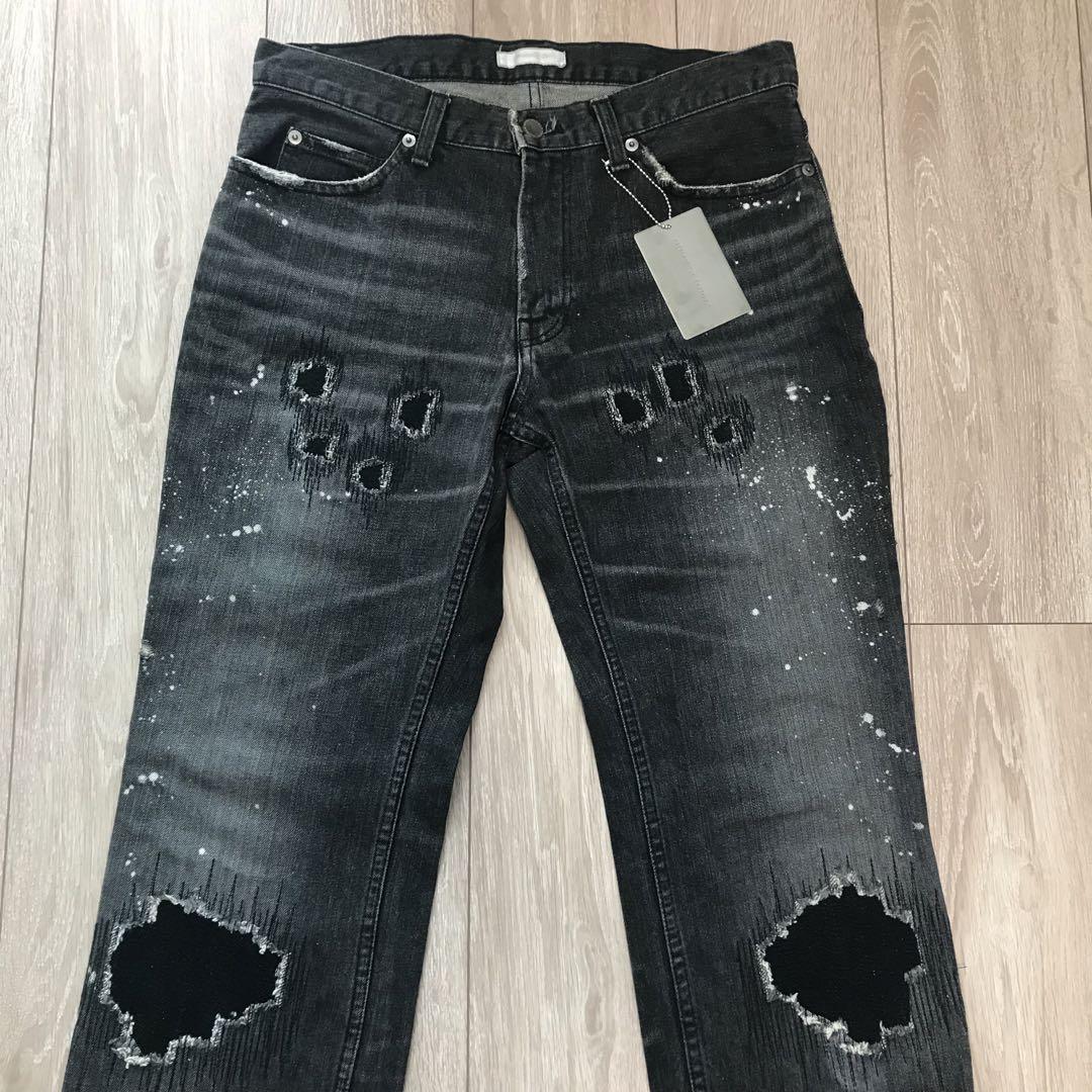 01aw “スタンダード期” NUMBER(N)INE grunge denim Number Nine Miracle Dead Stock 01Aw Grunge Denim size 3 W32