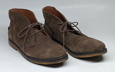 Polo Ralph Lauren Marlow Bo CSL Men's Chukka Boots Brown Leather 12 D
