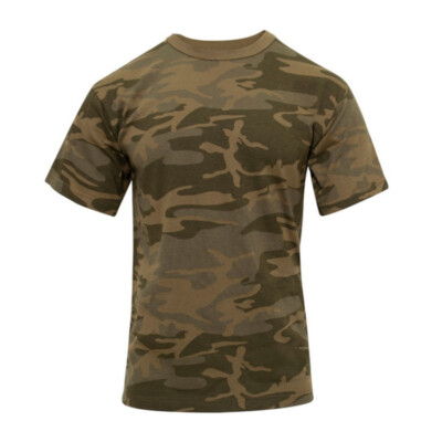 #ad Rothco Mens Camo Short Sleeve Tactical Military T Shirt Choose Sizes $13.95