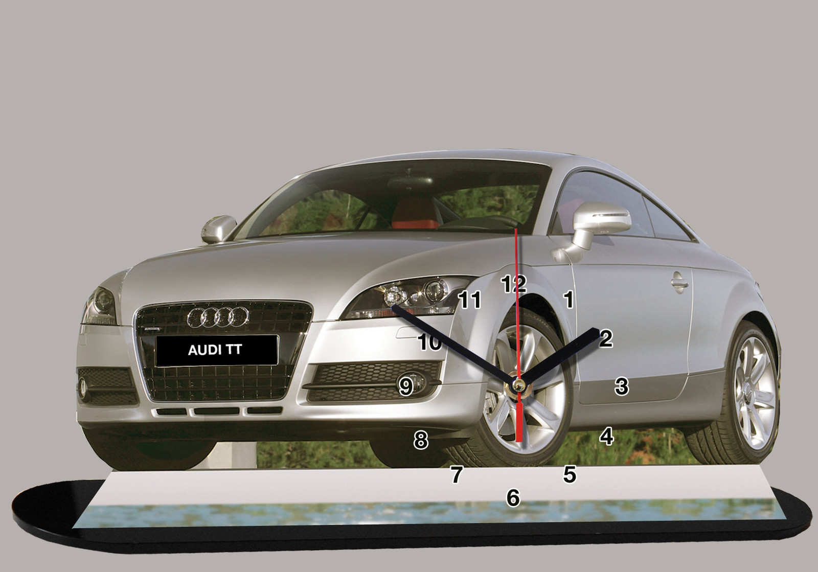 Horloge de bureau originale style voiture miniature Audi TT 03 contre la monotonie