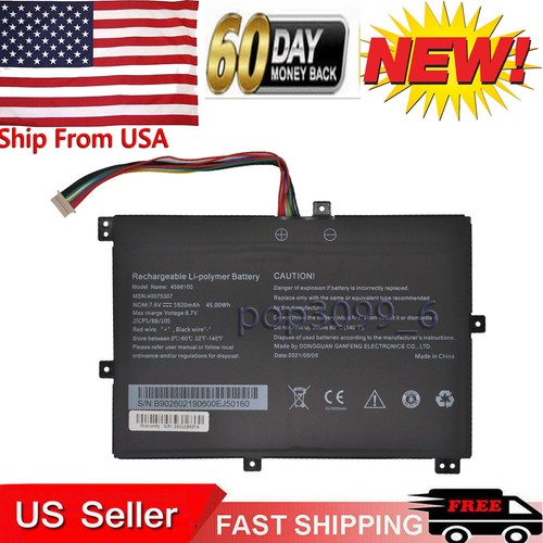 KXRSII 4588105 Laptop Batterij voor WinBook CW140 MEDION Akoya S4403