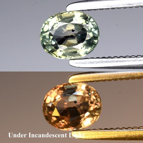 💎 0.57ct 5x4mm VS Oval Color Change Sapphire - Unheated Madagascar Gem