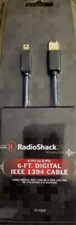 RadioShack 6Ft Digital IEEE1394 Firewire Cable 4-Pin to6-Pin15-1069-10 BRAND NEW