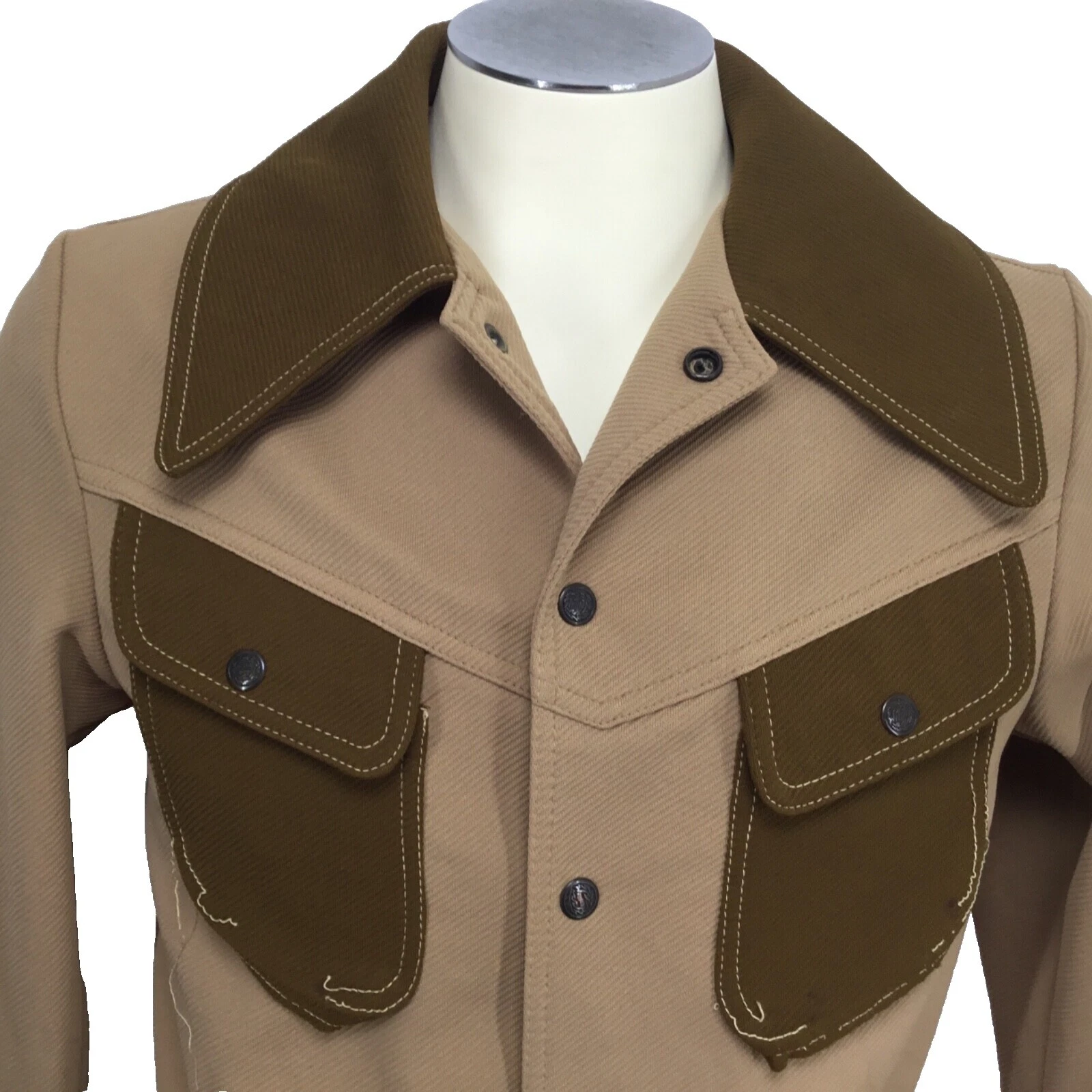 MOD/GoGo 涤纶复古外套、夹克男士