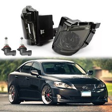 For 2006-2010 Lexus Is250 Is350 Fog Lights Bumper Lamps Replacement Smoke Lens