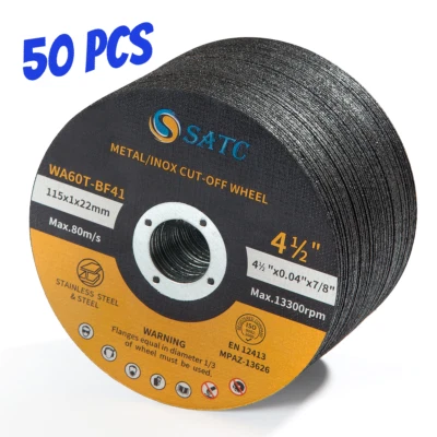 SATC 115MM 4.5" METAL CUTTING DISC METAL CUTTING BLADE FOR ANGLE GRINDER ULTRA THIN
