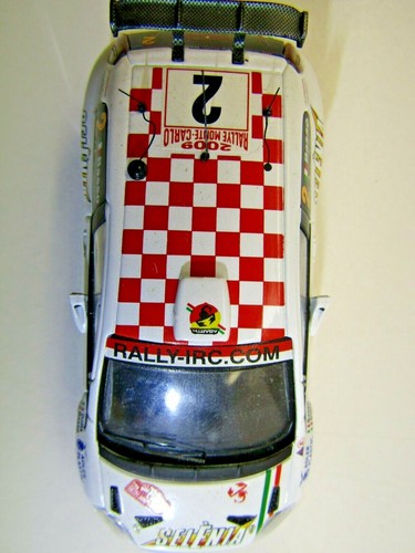 IXO 1:43 Scale Die-cast 2009 Fiat Abarth Punto Monte Carlo Basso / Dotta 5th Pos - Picture 5 of 6