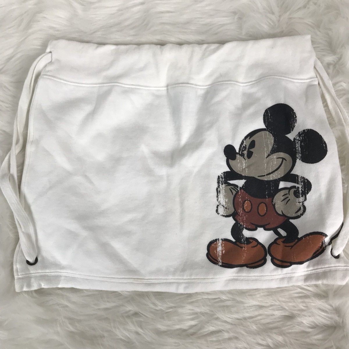 VINTAGE DISNEYLAND Disney Mickey Mouse Drawstring Backpack  display picture 1
