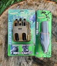 Primos Rack-N-Roll Deer Rattle and Primos Two Faced Deer Grunt and Bleat Call