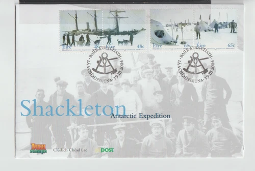 Ireland 2004 Shackleton`s Antarctic Expedition FDC per scan