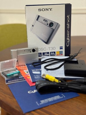 SONY Cyber shot DSC T30 Silver | eBay
