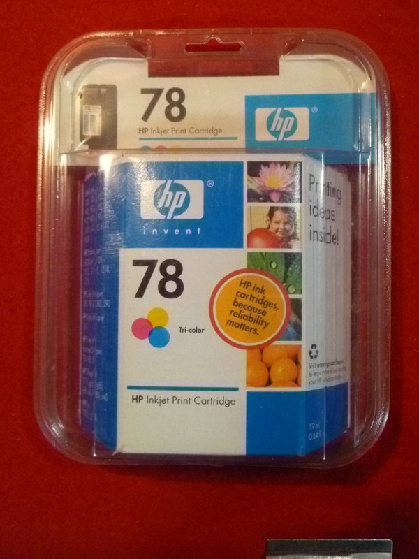 Genuine HP 78 Tri-Color Ink Cartridge Exp. 05/2007 NEW SEALED in Plastic case