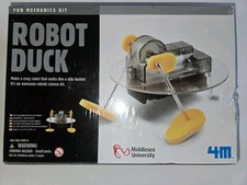 Middlesex University "Robot Duck" 4M Fun Mechanics Kit Build Your Own Robot New