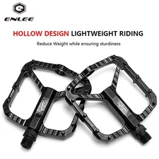 ENLEE MTB 9/16inch Aluminum Alloy Perrin Bearing Pedals Waterproof Bike Platform