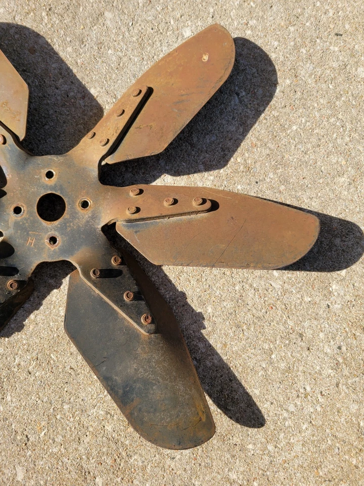 Ventilador de camioneta Chevy 1942 1946 6 aspas en línea seis refrigeración adicional Chevrolet 216 235 261 Foto 3 de 4