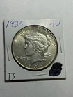 1935 P Silver Peace Dollar Nice AU+/UNC Better Date