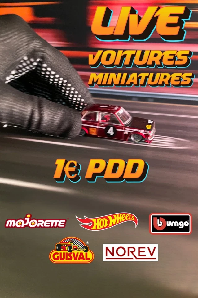 LIVE Voitures miniatures 1€ PDD