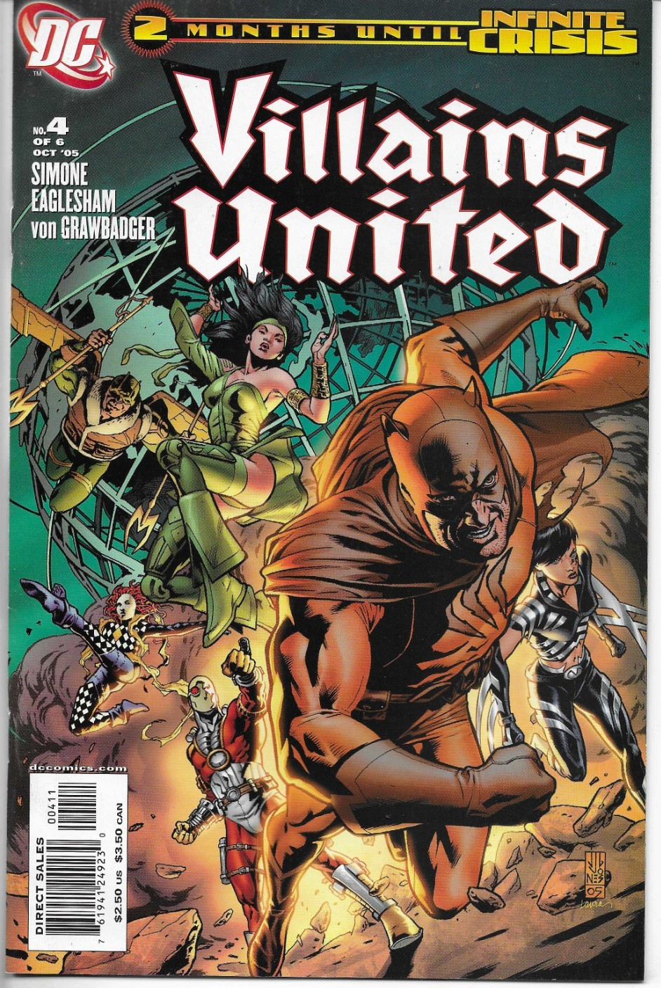 DC VILLAINS UNITED #4 - Back Issue (S)