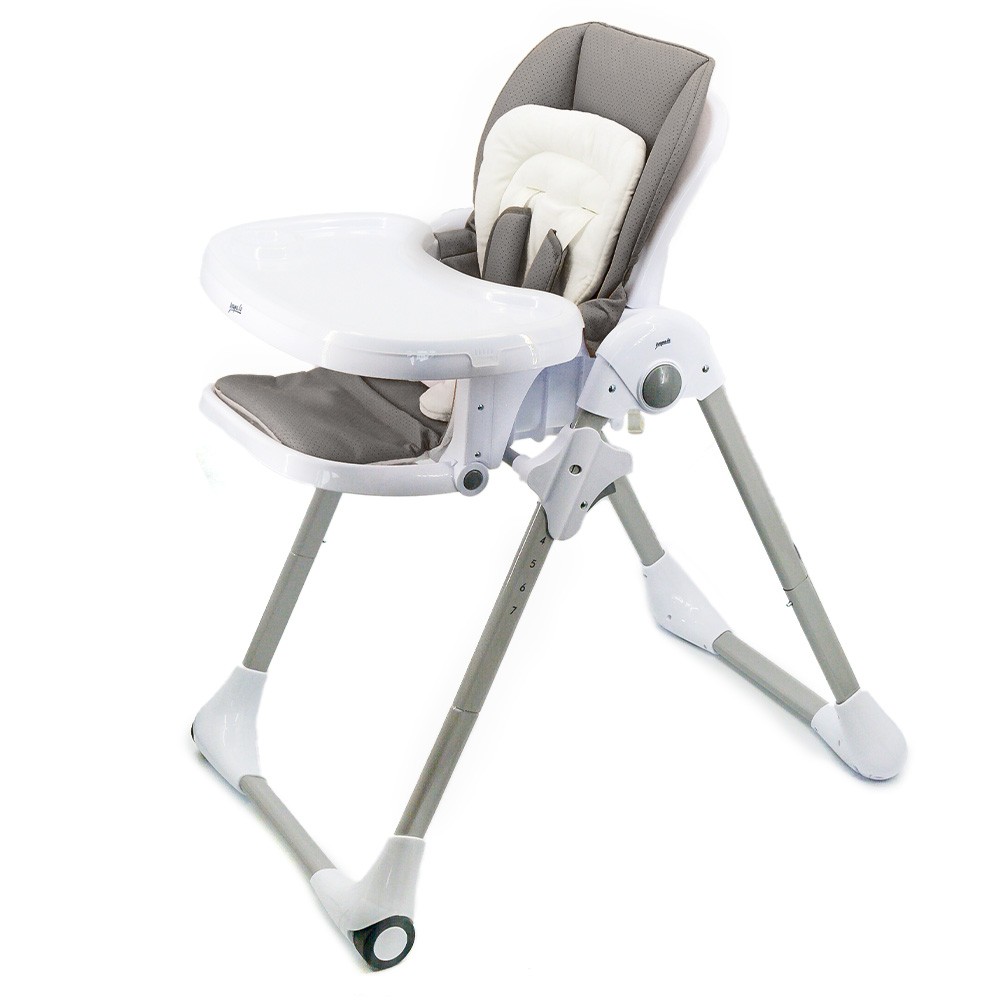 Chaise haute gain de place Sonora : pliable et réglable pour les petites cuisines de appartement