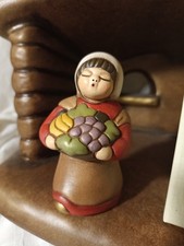 PASTORELLA FRUTTIVENDOLA ROSSA PRESEPE CLASSICO THUN FUORI PRODUZIONE 