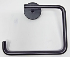 Delta 759460-BL Trinsic Towel Ring Matte Black Bathroom Hardware Wall Mount NIB