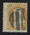 CKStamps: US Stamps Collection Scott#100 30c Franklin Used CV$950