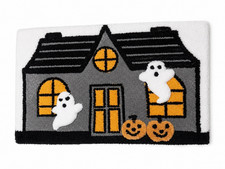 Bath Rug 21 x 34 53cm x 86cm Non-Slip Washable Halloween Ghost Haunted House