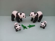 PLAYMOBIL Zoo Tierpark WALD -  PANDAS PANDA-FAMILIE 4 TIERE NEU