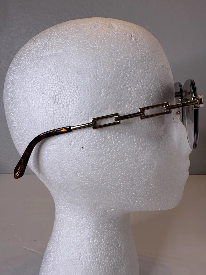 QUAY X Saweetie No Cap Womens Purple Rimless Square Sunglasses Metallic Tortoise - Image 4 of 4