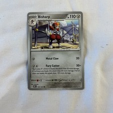 Pokémon TCG Bisharp Card 149/197 Common Regular Obsidian Flames