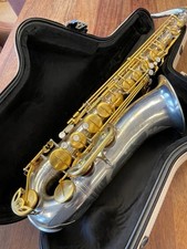 Nuovissimo sassofono tenore RAMPONE & CAZZANI AUG in argento e oro - spedizione gratuita