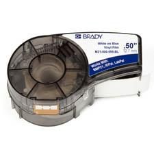 Brady M21-500-595-BL weiß auf blau 6,4 m x 12,7 mm