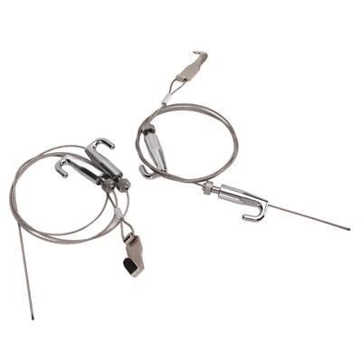 1 Meter/3.28ft 2x Picture Rail Hanging System Professional Adjustable Picture CB