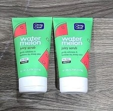 Lot Of 2 - Clean  Clear Watermelon Oil Free Juicy Scrub 4.2 oz DISCONTINUED