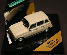 1978 Renault 4 GTL Sedan Ivory 1:43 Car Diecast Vitesse