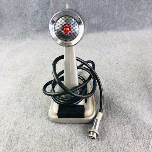 Turner 254 crystal HI-Z cb ham radio microphone with Cord and 2 Pin Plug